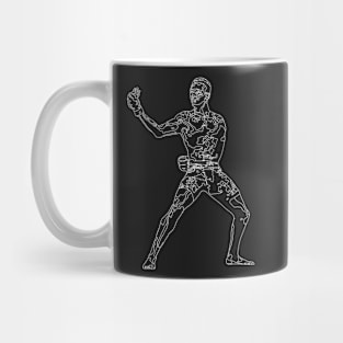 Israel Adesanya Line Art Mug